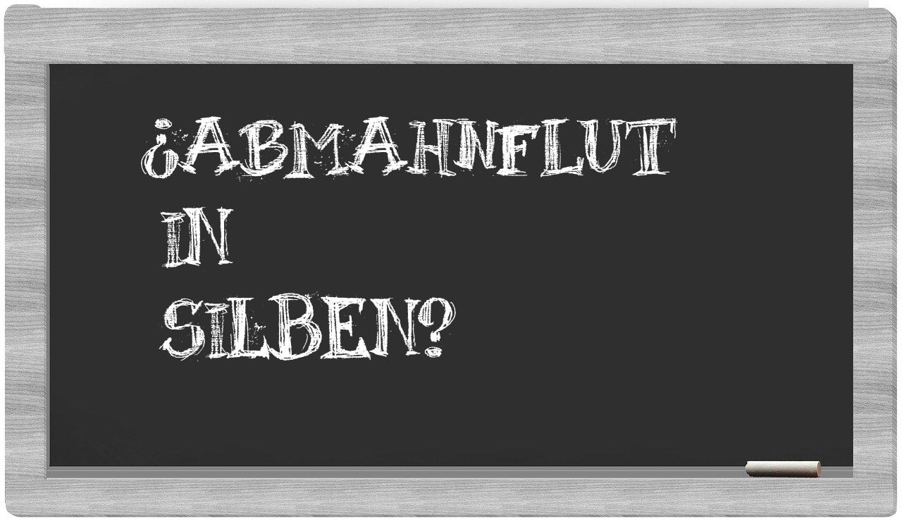 Abmahnflut in syllables