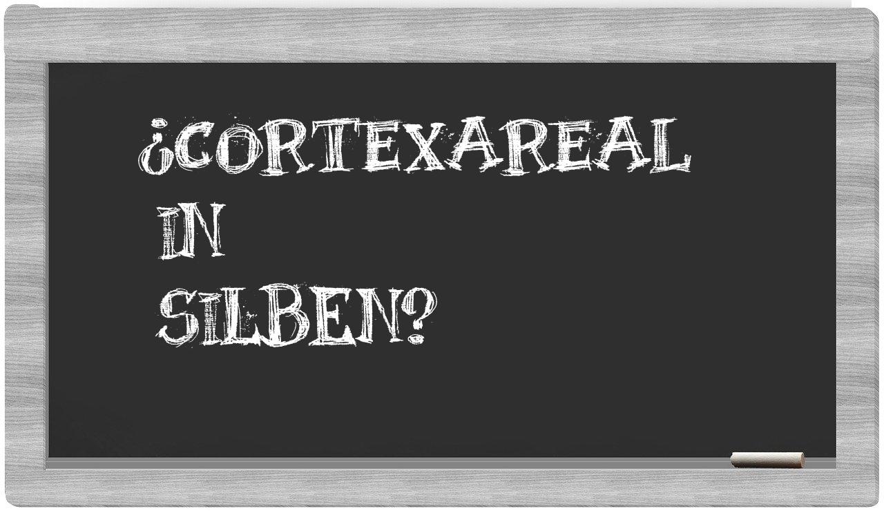 Cortexareal in syllables