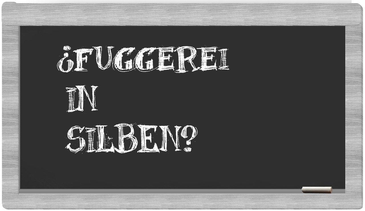 Fuggerei in syllables