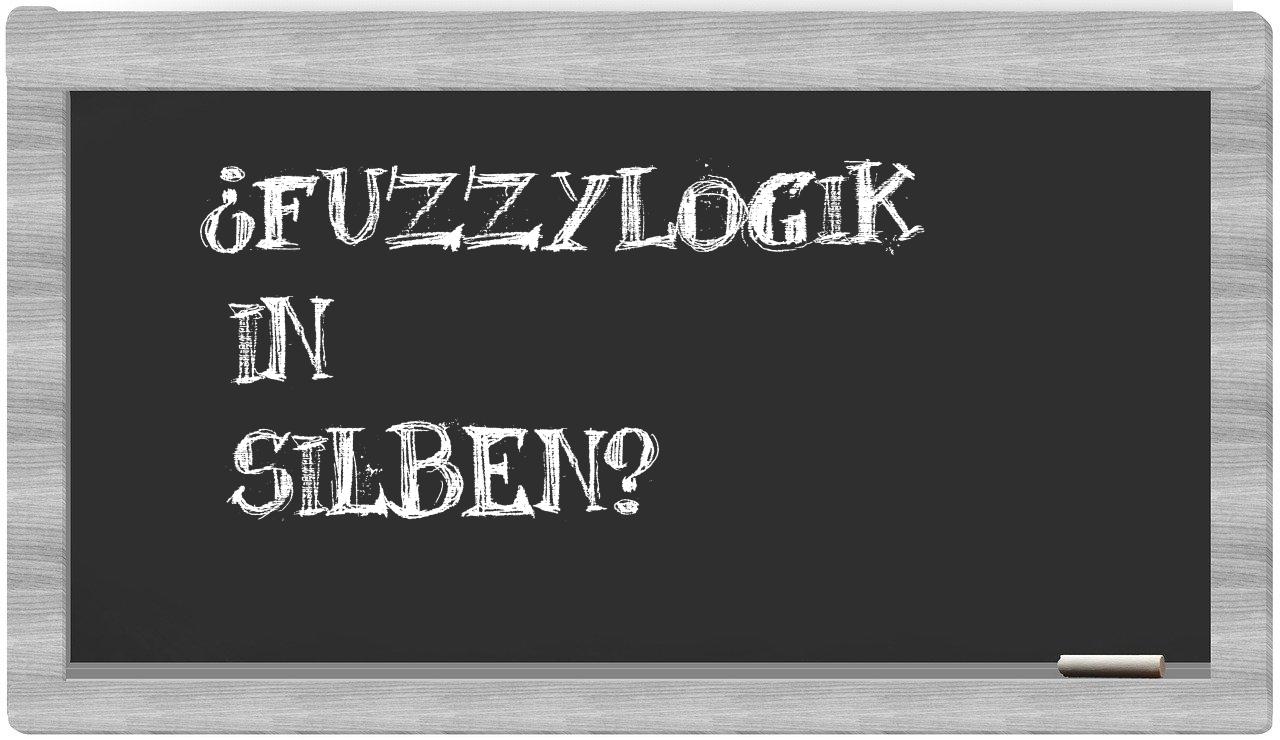 Fuzzylogik in syllables