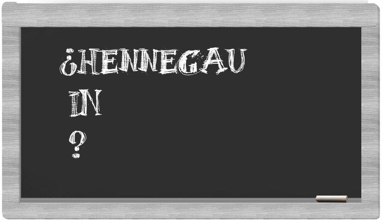 ¿Hennegau en sílabas?