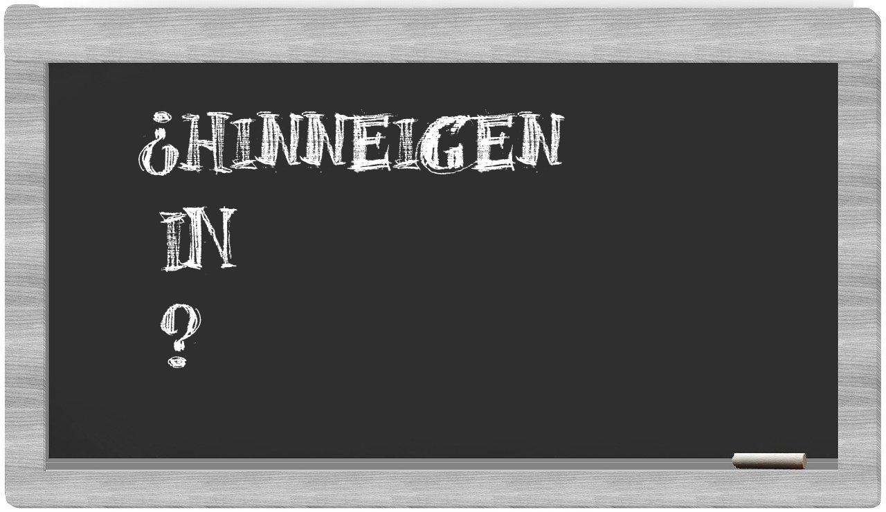 ¿Hinneigen en sílabas?