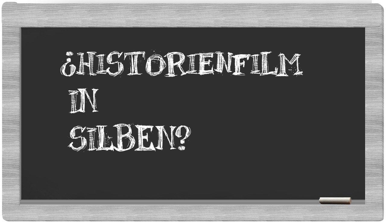 Historienfilm in syllables
