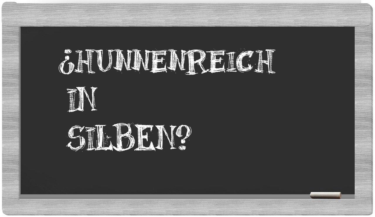 Hunnenreich in syllables