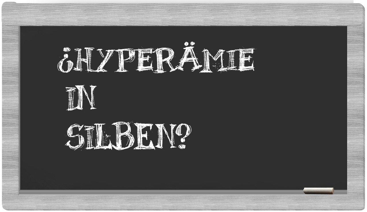 Hyperämie in syllables