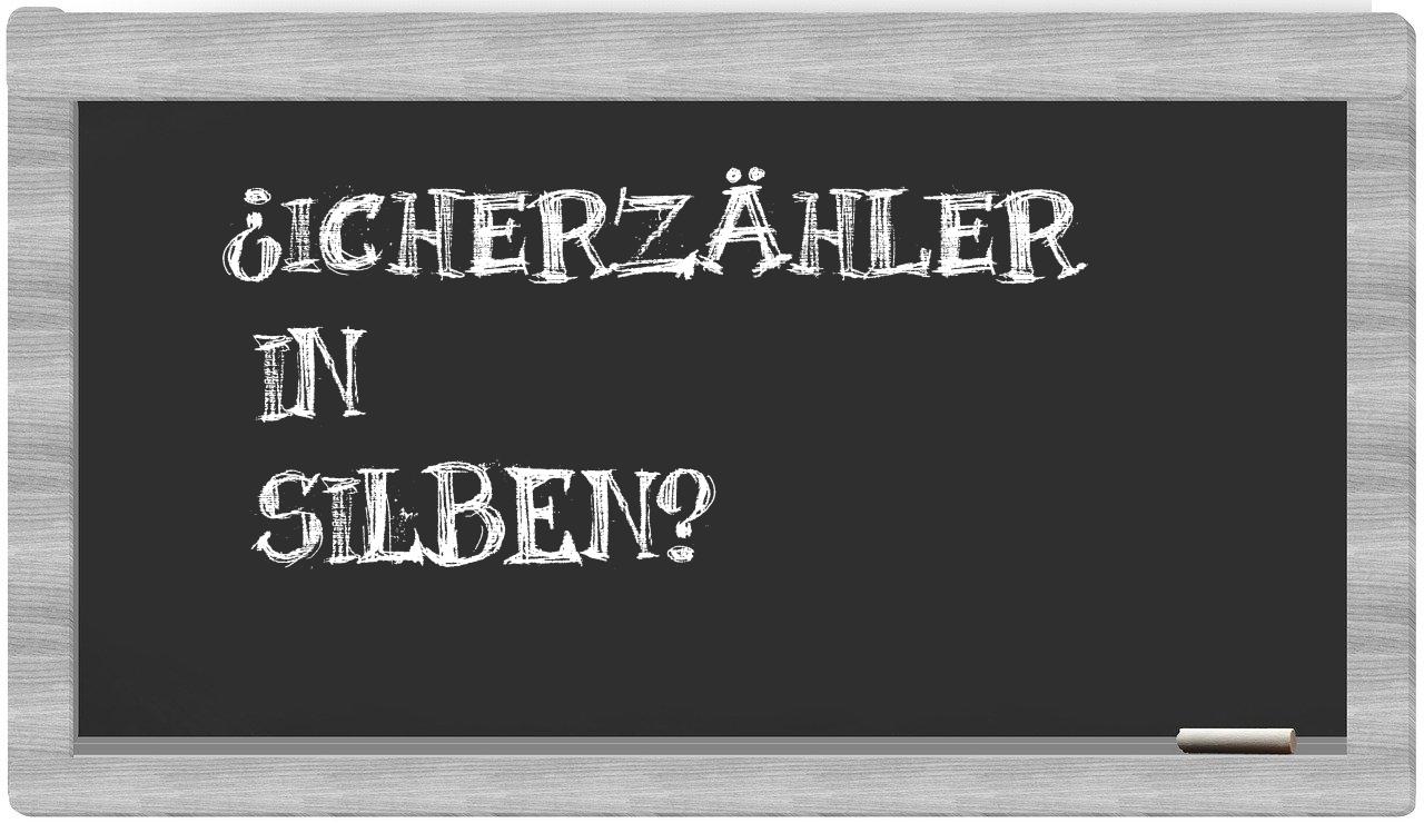 Icherzähler in syllables