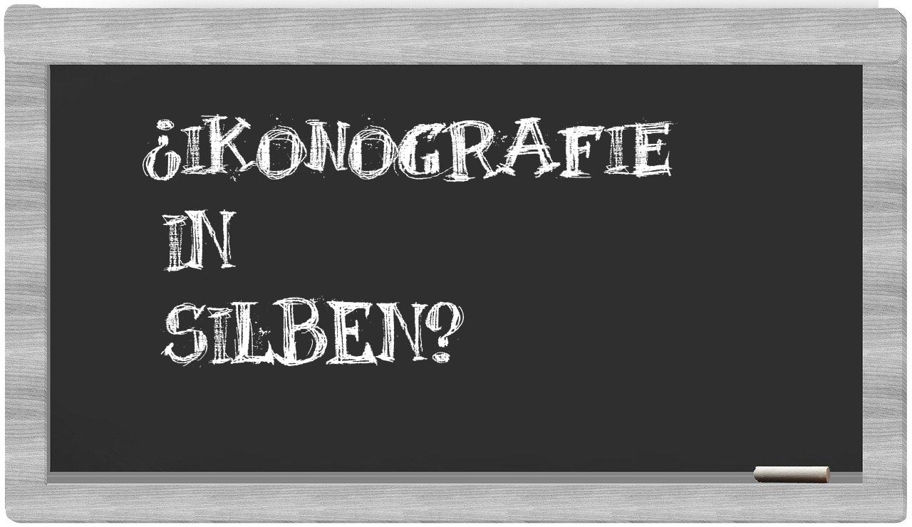 Ikonografie in syllables