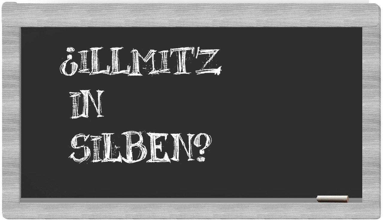 Illmitz in syllables