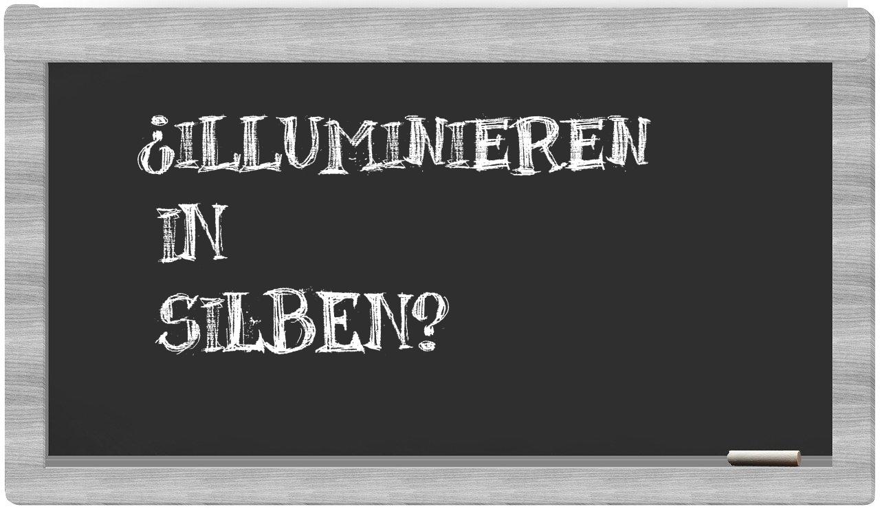 Illuminieren in syllables