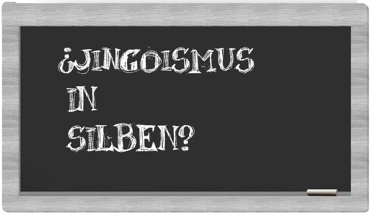 Jingoismus in syllables