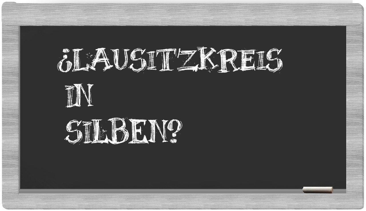 Lausitzkreis in syllables