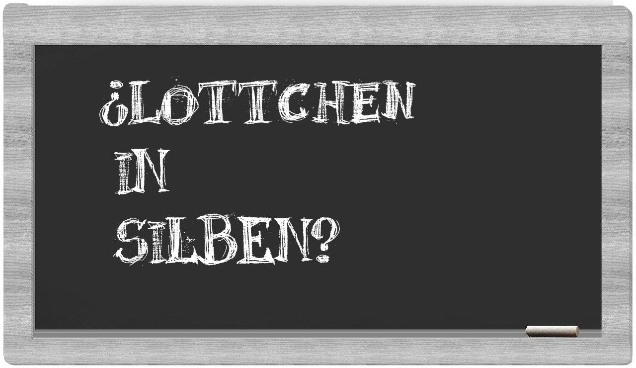 Lottchen in syllables