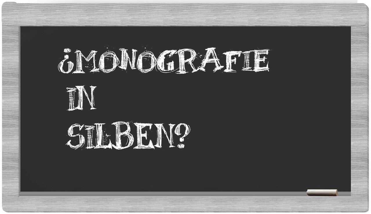Monografie in syllables