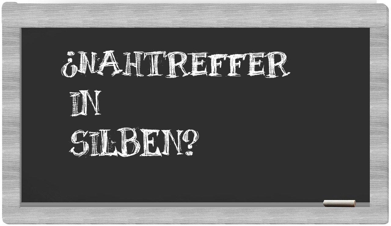 Nahtreffer in syllables