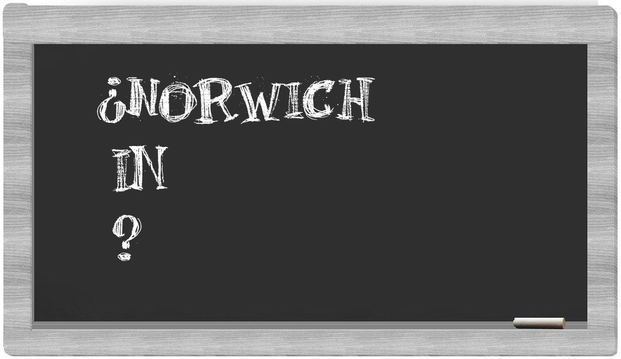 ¿Norwich en sílabas?